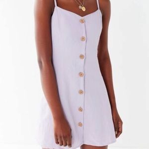 Rita Row urban outfitters purple button up dress